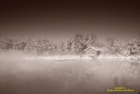 Analoge Fotokunst mit Nebel als Motiv